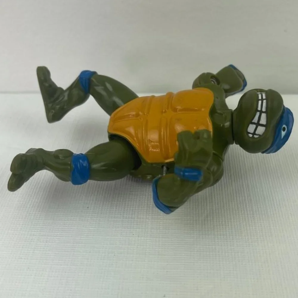 TMNT Ninja Turtles 1990 Sword Slicin Leo Wacky Action Leonardo Playmates Vintage